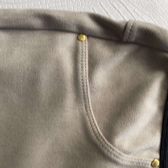 NWOT Calvin Klein Faux Suede Leggings - Picture 6 of 7